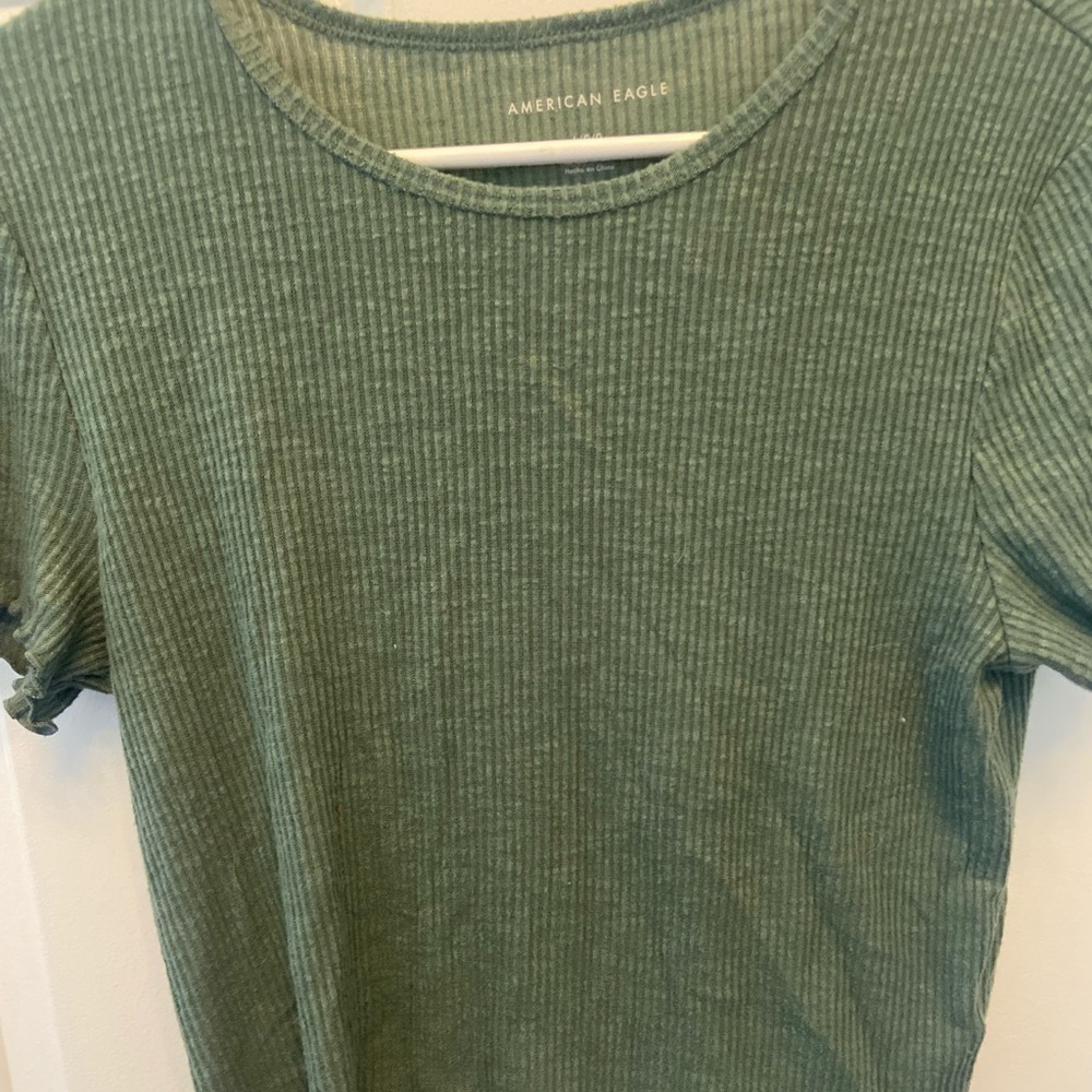 Green American Eagle Tee